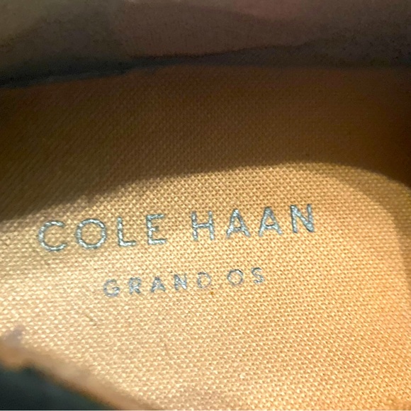 Cole Haan men size 10 Grand.Os black wingtip shoes EUC - Picture 7 of 8